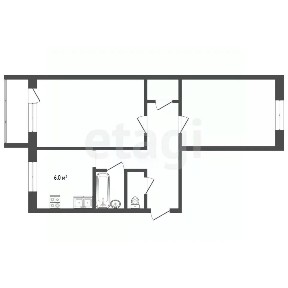 Сдается 2-комн. квартира, 48,1 м²