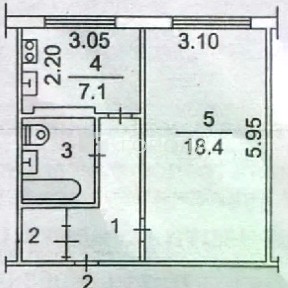 Продается 1-комн. квартира, 35,6 м²