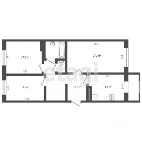 Продается 3-комн. квартира, 67,7 м²