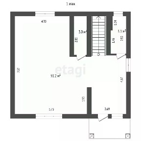 Продается 2-этажный дом, 130,3 м²
