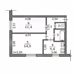 Продается 2-комн. квартира, 39,7 м²