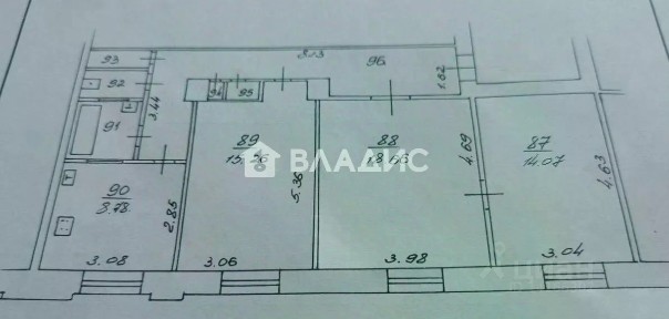Продаются 3-комн. апартаменты, 76,7 м²