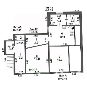 Продается 1-этажный дом, 49 м²