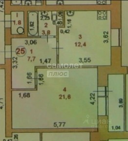 Продается 1-комн. квартира, 49,4 м²
