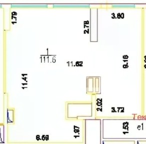 Продается помещение свободного назначения, 111,6 м²