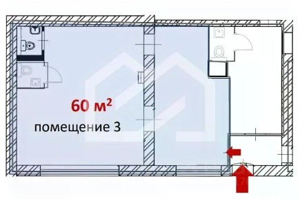 Продается помещение свободного назначения, 60 м²