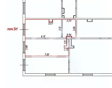 Продается помещение свободного назначения, 44,4 м²