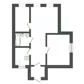 Продается 1/2 часть дома, 61,5 м²