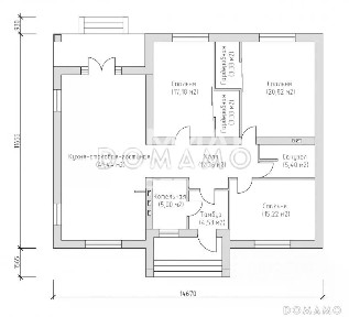 Продается 1-этажный дом, 120 м²