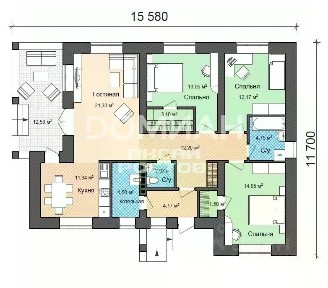 Продается 1-этажный дом, 130 м²