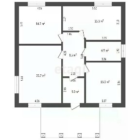 Продается 1-этажный дом, 90 м²