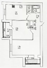 Продается 2-комн. квартира, 67,3 м²