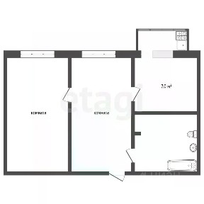 Продается 2-комн. квартира, 37,7 м²
