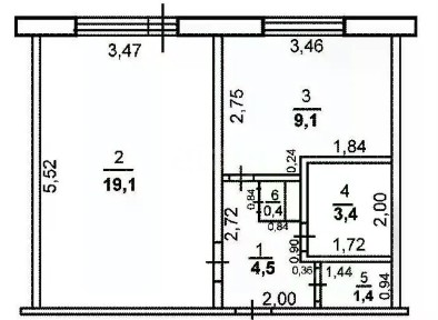 Продается 1-комн. квартира, 37 м²