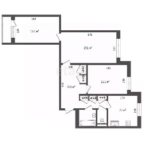 Продается 3-комн. квартира, 65,3 м²