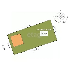 Продается 1-этажный дом, 35 м²