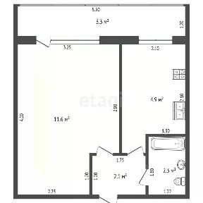 Продается 1-комн. квартира, 27,5 м²