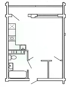 Продается студия, 25,9 м²