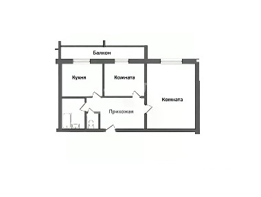 Продается 2-комн. квартира, 56,2 м²
