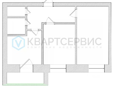 Продается 2-комн. квартира, 54,3 м²
