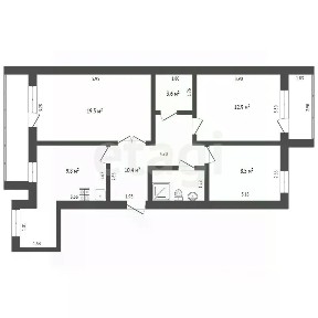 Продается 3-комн. квартира, 71,1 м²