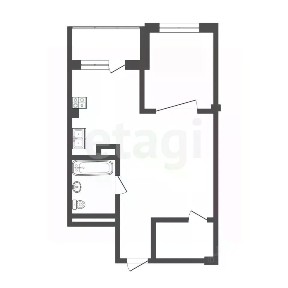 Продается 1-комн. квартира, 47,7 м²