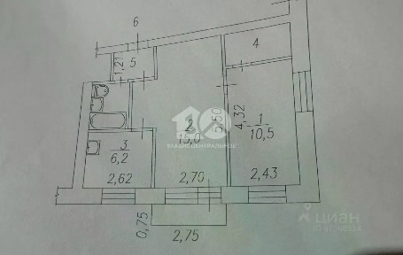 Продается 2-комн. квартира, 36,8 м²