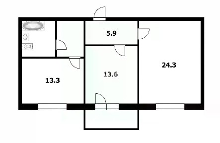Продается 2-комн. квартира, 67,2 м²
