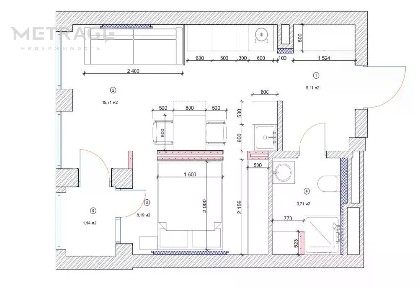 Продаются 1-комн. апартаменты, 32 м²
