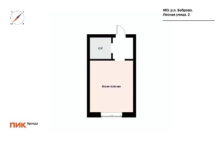 Сдается студия, 28,5 м²