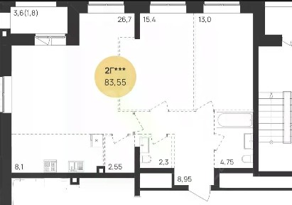 Продается 3-комн. квартира, 81,7 м²