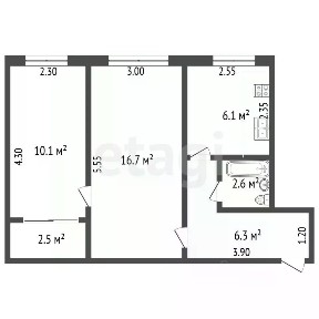 Продается 2-комн. квартира, 44,3 м²