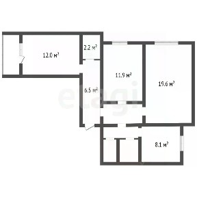 Продается 3-комн. квартира, 71,5 м²