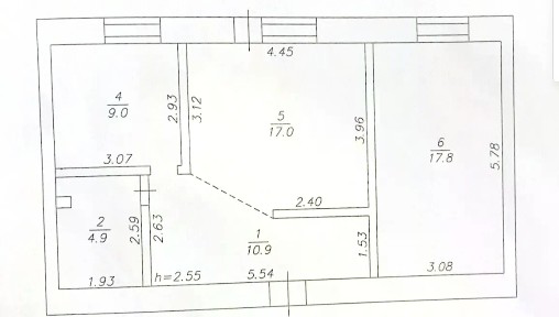 Продается 2-комн. квартира, 59,6 м²