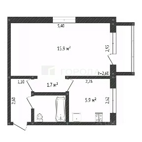 Продается 1-комн. квартира, 29,4 м²