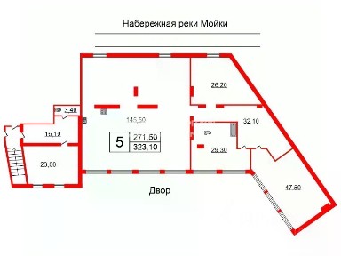 Продается 5-комн. квартира, 323,1 м²