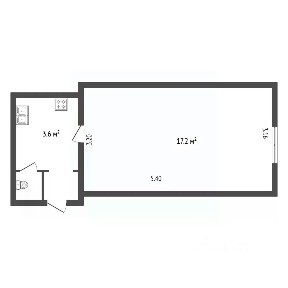 Продается 1-комн. квартира, 22,4 м²