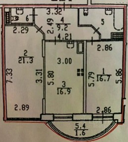 Продается 2-комн. квартира, 76,7 м²