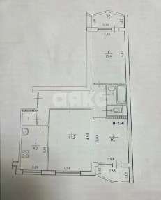 Продается 3-комн. квартира, 70 м²