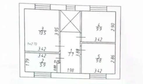 Продается 2-этажный дом, 110 м²