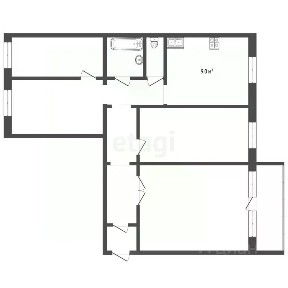 Продается 4-комн. квартира, 80,9 м²