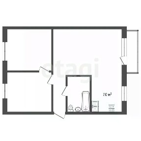 Продается 3-комн. квартира, 62 м²
