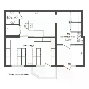 Продается помещение свободного назначения, 55,4 м²