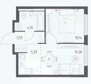 Продается 1-комн. квартира, 33,7 м²