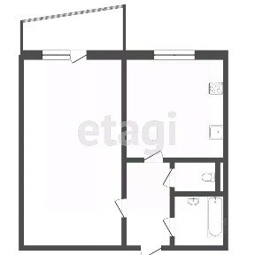 Продается 1-комн. квартира, 34,1 м²