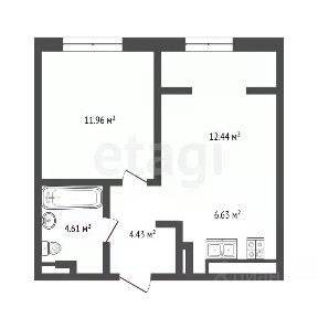 Продается 1-комн. квартира, 39,4 м²