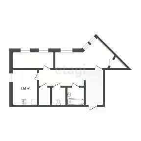 Продается 2-комн. квартира, 60,9 м²