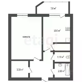 Сдается 1-комн. квартира, 41 м²