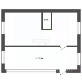 Продается 1-этажный дом, 40 м²