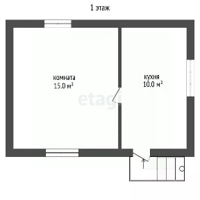 Продается 2-этажный дом, 50,5 м²